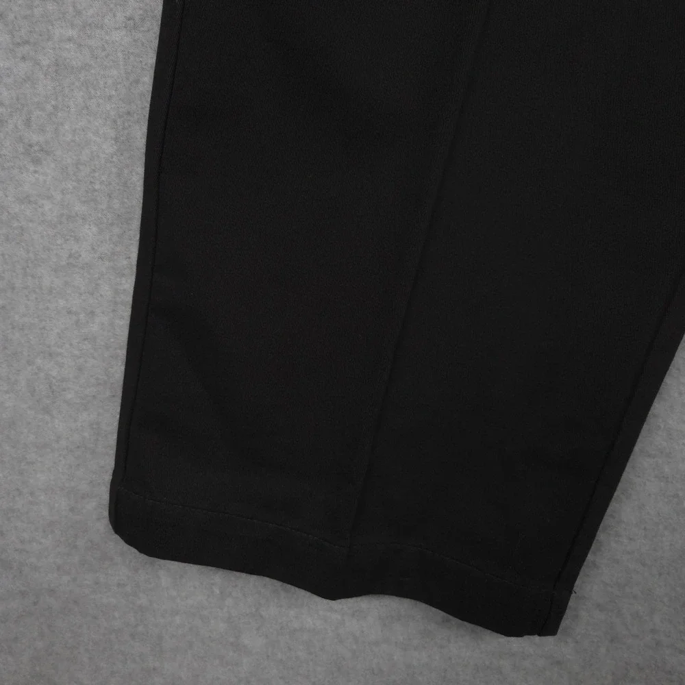 Dockers Mens 34x34 Black Classic Fit D3 Flat Front Chino Khaki Pants School Work